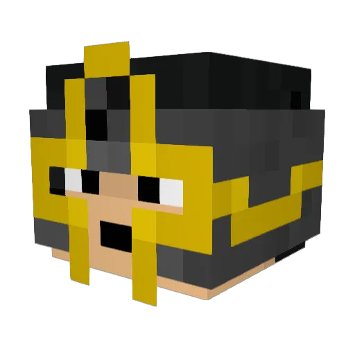 B_I_G_DEVIL Minecraft avatar head, 3D render