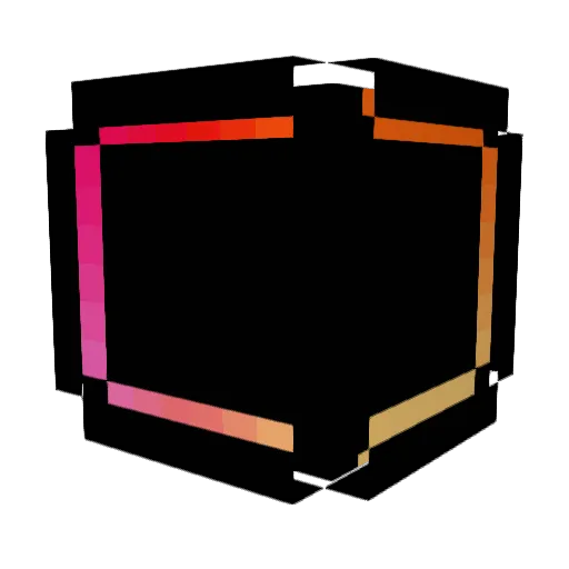B_In_Chat Minecraft avatar head, 3D render