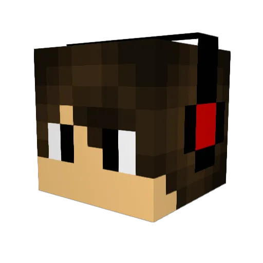 B_Kid_923 Minecraft avatar head, 3D render