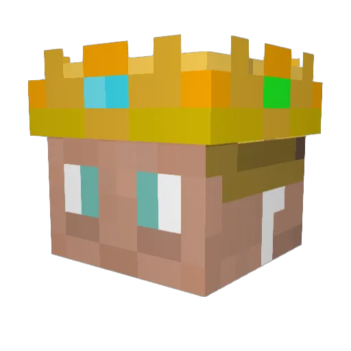 B_Master2011 Minecraft avatar head, 3D render