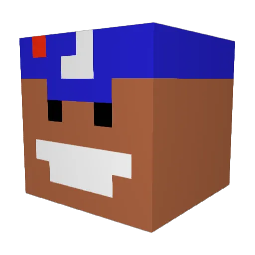 B_Money1 Minecraft avatar head, 3D render