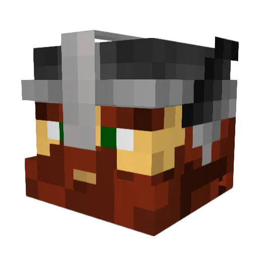 B_Nuss Minecraft avatar head, 3D render