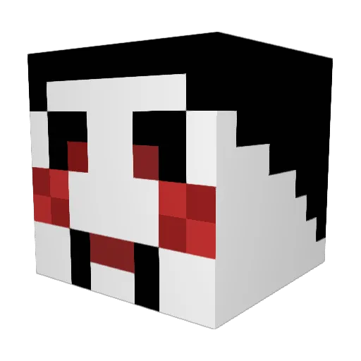 B_R_C Minecraft avatar head, 3D render