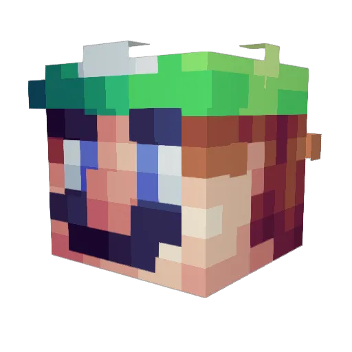 B_Rexx_ Minecraft avatar head, 3D render