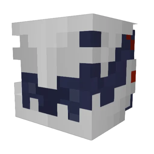 B_TM_9896 Minecraft avatar head, 3D render