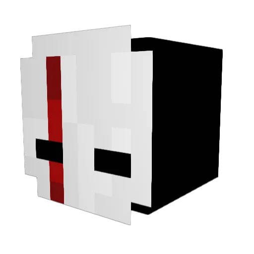 B_Wellz Minecraft avatar head, 3D render