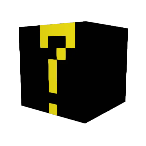 B_owner Minecraft avatar head, 3D render