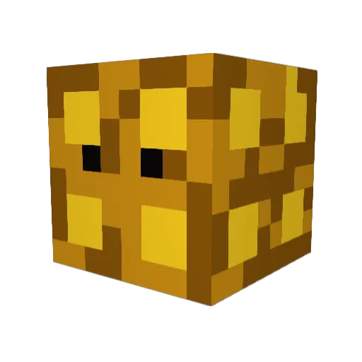 BaBaHaSe3060 Minecraft avatar head, 3D render