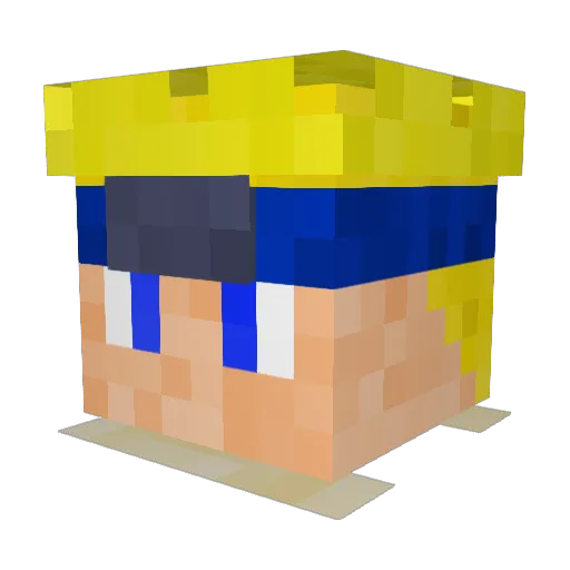 BaBatista Minecraft avatar head, 3D render