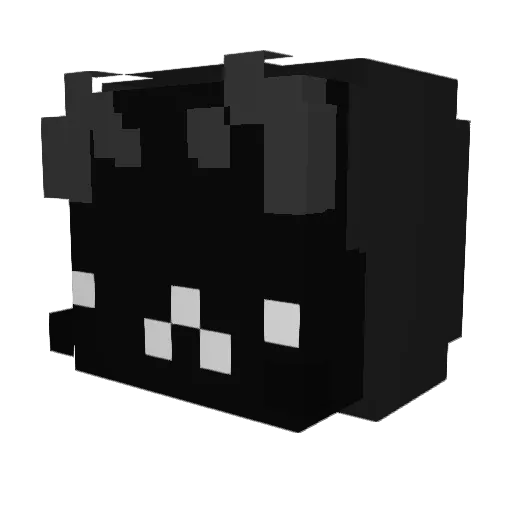 BaGuetteMagiquEE Minecraft avatar head, 3D render