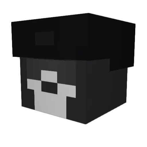 BaKA_Linkfshy Minecraft avatar head, 3D render