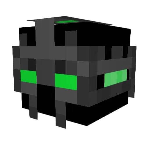BaL3n Minecraft avatar head, 3D render
