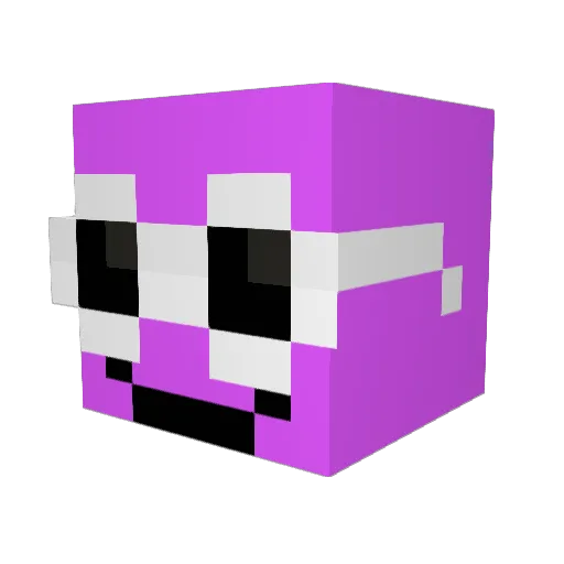 BaLlkIcKING Minecraft avatar head, 3D render