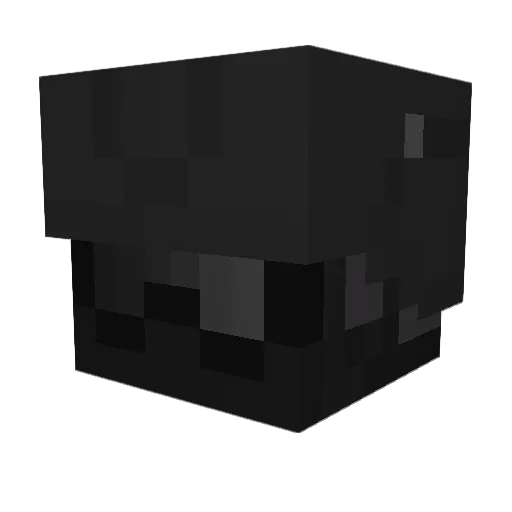 BaNaNoon Minecraft avatar head, 3D render