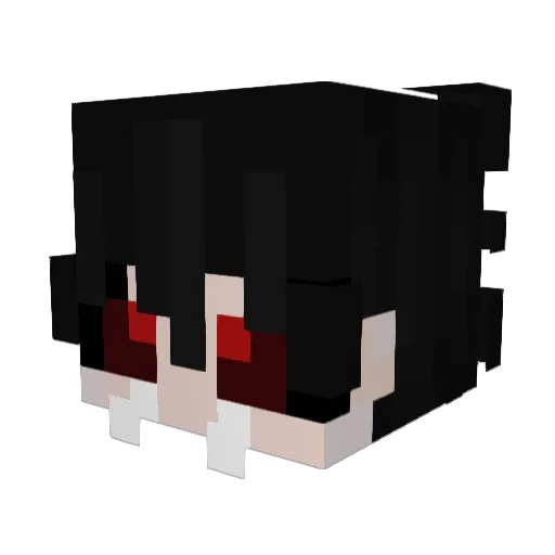 BaTTo_ Minecraft avatar head, 3D render