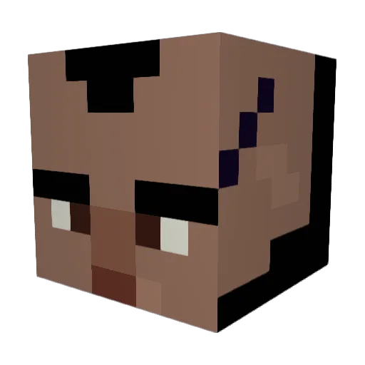 BaT_SoUp69 Minecraft avatar head, 3D render