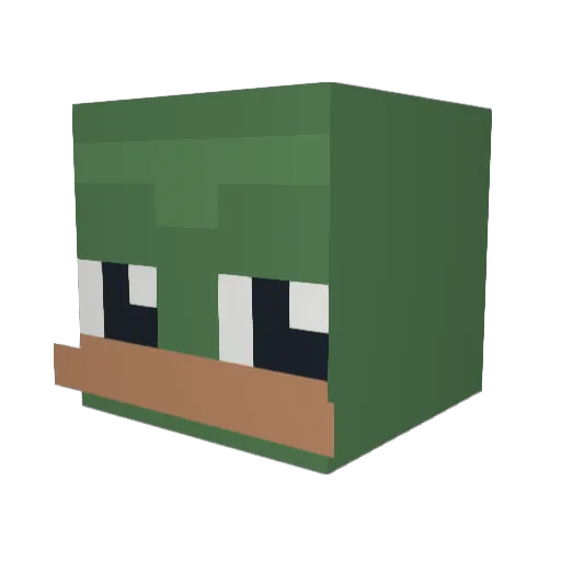 BaXxter8517 Minecraft avatar head, 3D render