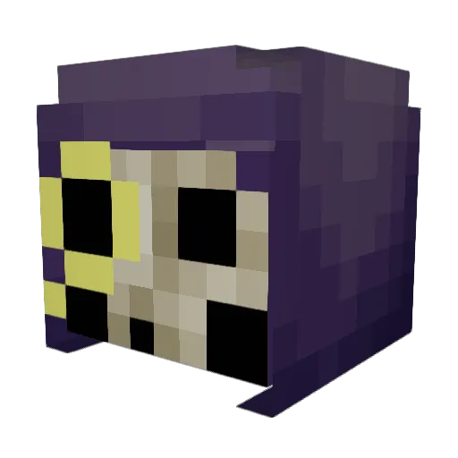 Baaaaaacon Minecraft avatar head, 3D render
