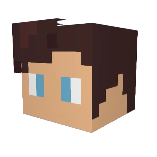 BaadB0oy Minecraft avatar head, 3D render