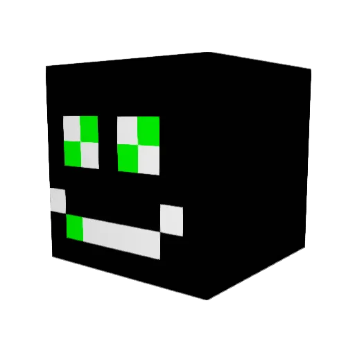 Baalchemist Minecraft avatar head, 3D render