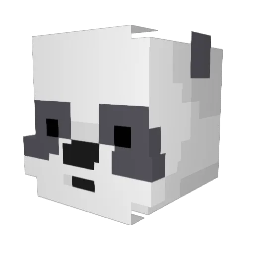 BaaoEight Minecraft avatar head, 3D render