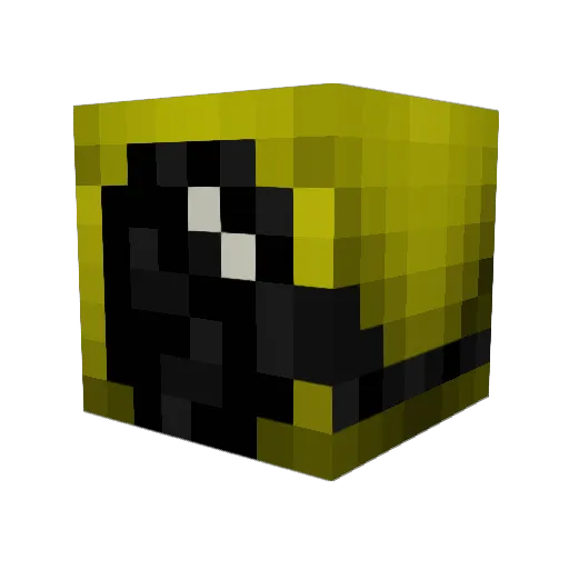 Baardaap3 Minecraft avatar head, 3D render