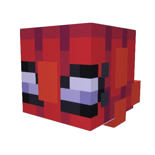 Baas1008 Minecraft avatar head, 3D render