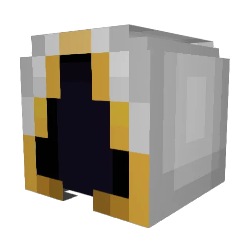 Baasy_Official Minecraft avatar head, 3D render