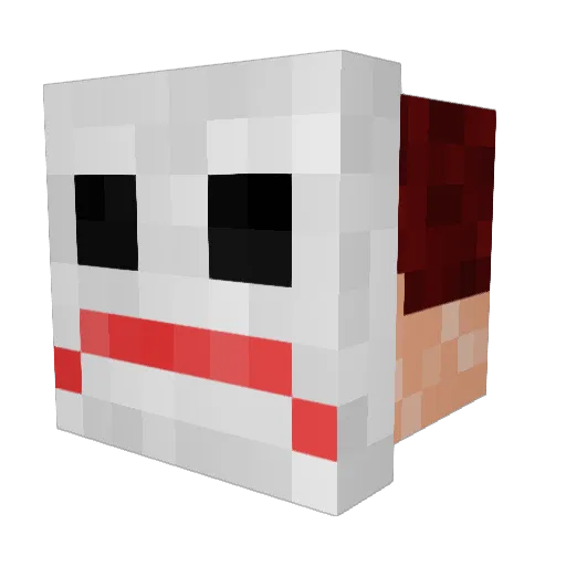 BabMan6942 Minecraft avatar head, 3D render