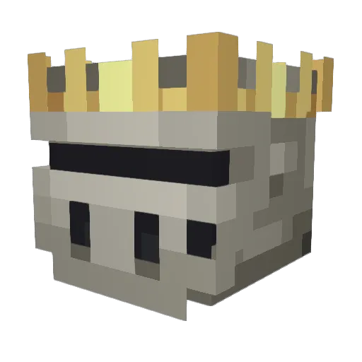 Baba0313 Minecraft avatar head, 3D render