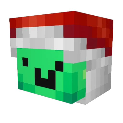 BabaTheBaller Minecraft avatar head, 3D render