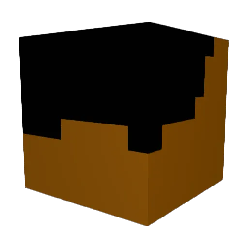 Baba_GG Minecraft avatar head, 3D render