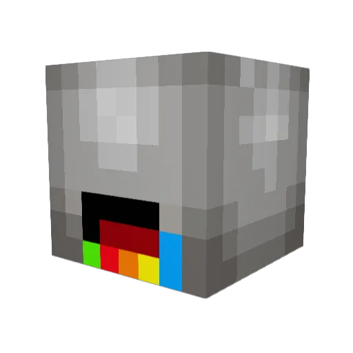 Baba_Ganoosh Minecraft avatar head, 3D render