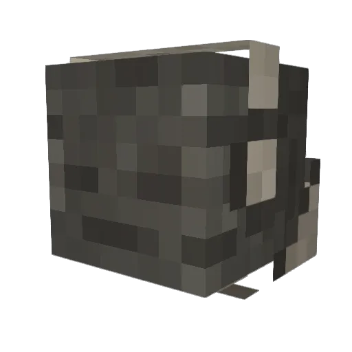 Babalubo321 Minecraft avatar head, 3D render