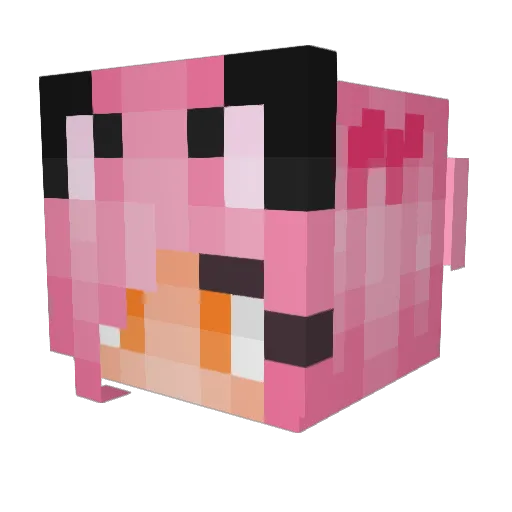 Babanos5 Minecraft avatar head, 3D render