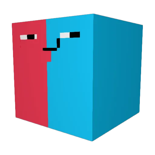 Babapiro31449 Minecraft avatar head, 3D render