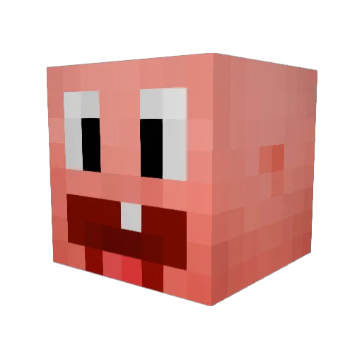 Babarbel97 Minecraft avatar head, 3D render