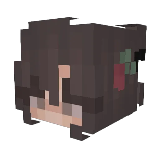 Babatundeeeh Minecraft avatar head, 3D render