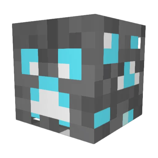 Babbancs Minecraft avatar head, 3D render