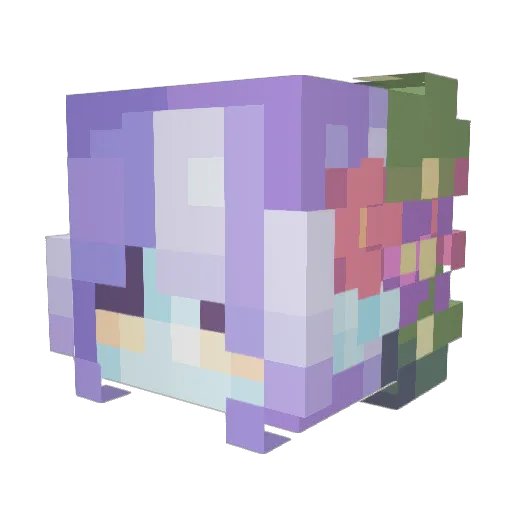 Babbit_Rabbit Minecraft avatar head, 3D render