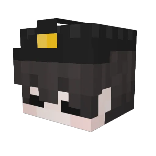 Babbomaria_ Minecraft avatar head, 3D render