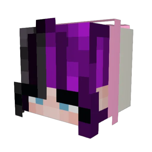 Babbucc Minecraft avatar head, 3D render