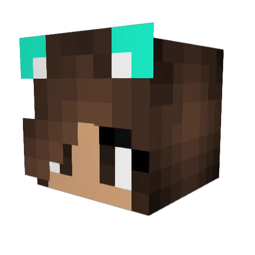 Babi2003 Minecraft avatar head, 3D render