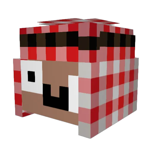Babinks_93 Minecraft avatar head, 3D render