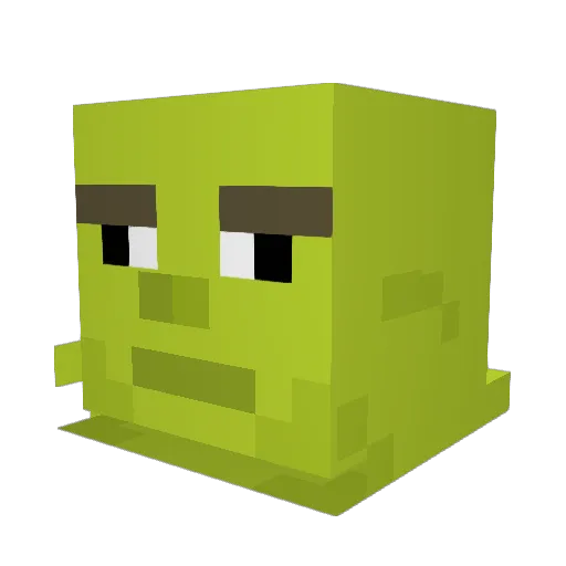 Bablomet Minecraft avatar head, 3D render