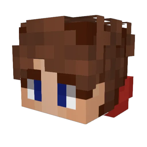 BaboFett102 Minecraft avatar head, 3D render