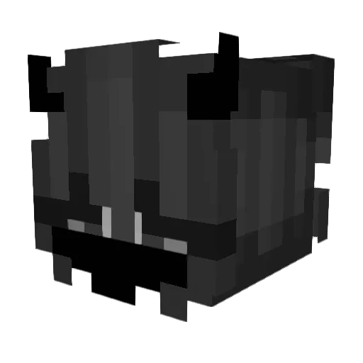 Babolat1976 Minecraft avatar head, 3D render