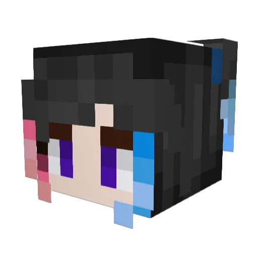 BaboonFan Minecraft avatar head, 3D render