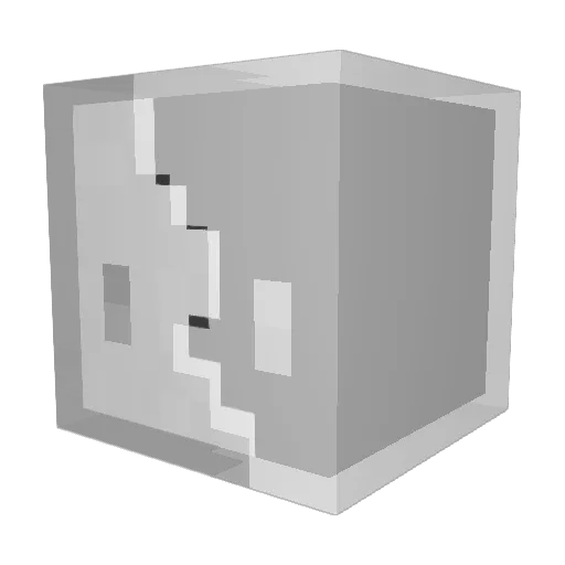 Baboun13 Minecraft avatar head, 3D render
