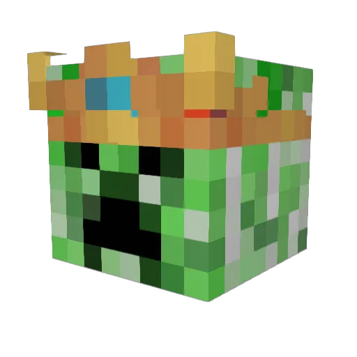 BabuDavid30 Minecraft avatar head, 3D render